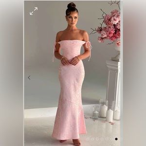 Whitney Maxi Dress- Blush- M